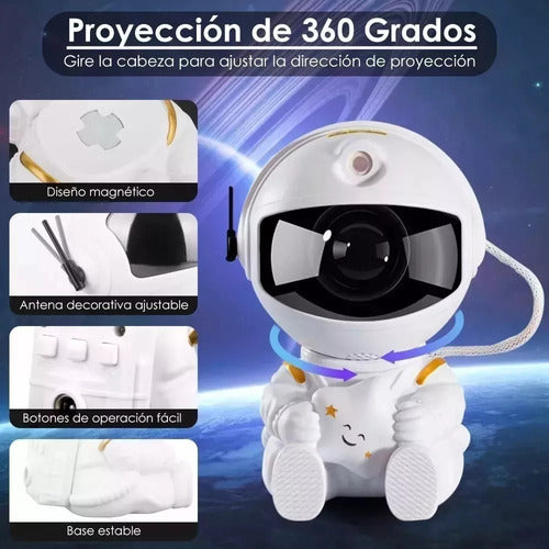 Mini Proyector Astronauta Galaxia