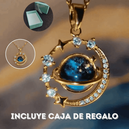 Collar Galaxia Saturno + CAJA REGALO DP